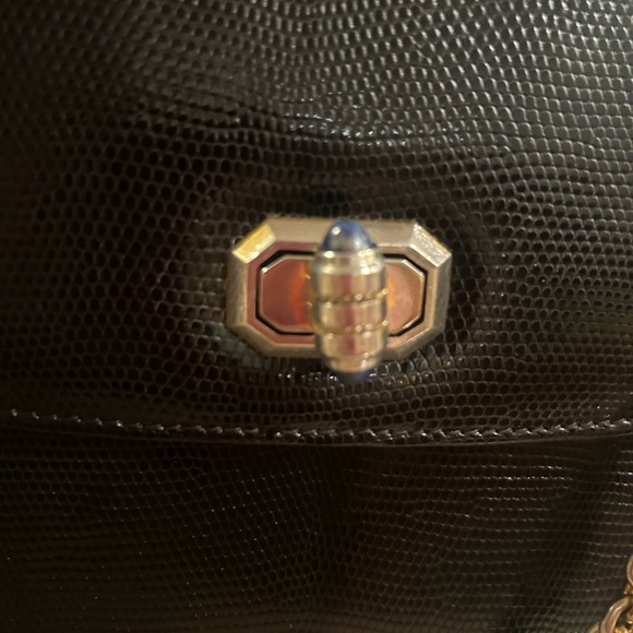 Collectable Vintage Lizard Skin Gucci Shoulder Bag - Picture 5 of 16